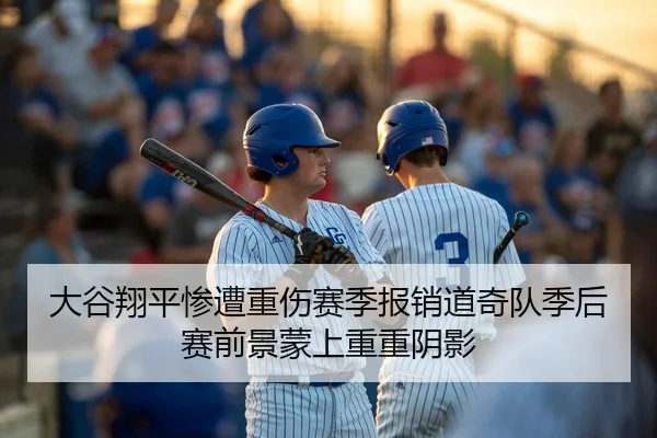 大谷翔平惨遭重伤赛季报销道奇队季后赛前景蒙上重重阴影